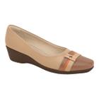 Sapatilha Piccadilly 143192 Sapato Anabela Conforto Fivela Feminino