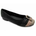 Sapatilha Piccadilly Feminina 2501733 - 127226 - Preto