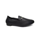 Sapatilha Piccadilly Mocassim Conforto 104021 Preto