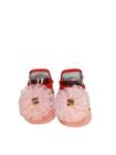 Sapatilha Rosa Clara Com Flor e Pedrinhas 16-22 Infantil Ref 01079546