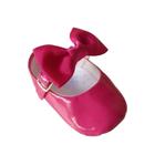 Sapatinho Rosa Pink Laço Bebê Sapato Calçado Infantil Menina