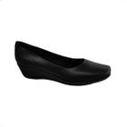 Sapato anabela Piccadilly feminino conforto social 143133