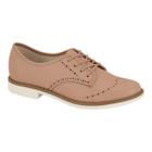 Sapato Beira Rio 4170.524 Salto Oxford Cadarço Formal Leve Feminina