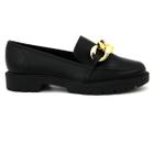 Sapato Beira Rio 4283.105 Mocassim Casual Salto Tratorado Feminino