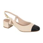 Sapato Beira Rio Feminina 4301.111 Salto Baixo Mule Scarpin Tendencia