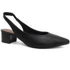 Sapato Beira Rio Slingback Scarpin 4182.220 Preto