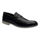 Sapato Bertelli 45002 Confortavel Social Fivela sola branca Masculino