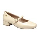 Sapato Campesi L9832 Confortavel Leve Scarpin Salto Baixo Feminino