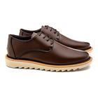 Sapato Casual Derby Tratorado Comfort Premium