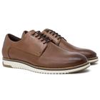 Sapato Casual Ferricelli Couro Cadarço 54625 Confortável