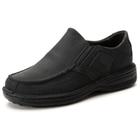 Sapato Casual Masculina Linha Conforto Couro Ranster - 8005 - Preta