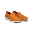 Sapato casual masculino mocassim slip social de couro legitimo cofnortavel 37 ao 44