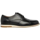 Sapato Casual Oxford Masculino Pontilhado Preto