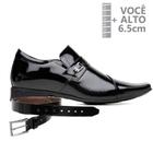 Sapato com Salto Interno Jota Pe Preto Vz + Cinto 79607