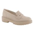 Sapato Comfortflex 2373301 Mocassim Oxford Leve Salto Tratorado Feminino