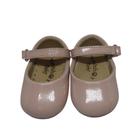 Sapato de Bebe Sapatilha Salomé Casual Batizado Infantil Menina RN Maninhos Baby