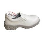Sapato de segurança branco elástico solado pu bidensidade bse bracol bico plástico ca 29951