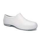 Sapato de Segurança Ocupacional Antiderrapante Branco - Confort Crival