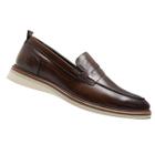 Sapato Democrata Smart Comfort H-i Soft 32 James 298101 Cor Tan Casual Loafer