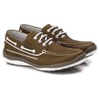 Sapato Dockside Comfort Masculino em Couro Castor