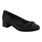 Sapato Feminina Comfortflex 2395303 Salto Baixo Casual Fivela Leve