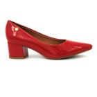 Sapato Feminina Vizzano 1220.315 Scarpin Salto Baixo Casual Confortavel