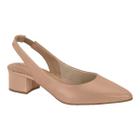 Sapato Feminino Beira Rio 4182.220 Social Scarpin Salto Baixo Grosso Mule