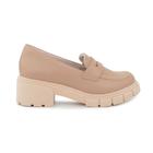 Sapato Feminino Comfortflex Oxford Marrom Caqui - 23724
