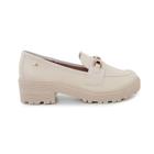 Sapato Feminino Dakota Mocassim Bege Tule - G6052