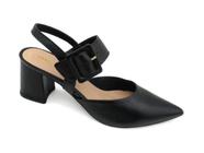 Sapato Feminino em Couro Preto Marlinês 6205