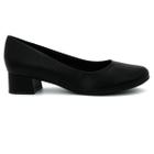 Sapato Feminino Preto Piccadilly 140110 Baixo Trabalho