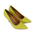 Sapato Feminino Raphaella Booz Scarpin Toscana Lemon - 642