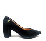 Sapato Feminino Salto Robusto Santinelli 1478-003 Pto