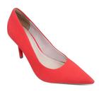 Sapato Feminino Scarpin Salto Baixo Via Marte 21-13301 - Campari Nobuck - 37