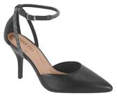 Sapato Feminino Scarpin Slingback Beira Rio com Strass