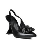 Sapato Feminino Slingback Lia Line Preto