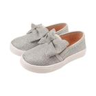 sapato feminino slip on infantil brilhante calce prático