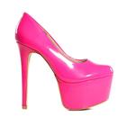 Sapato Feminino Zariff Verniz Pink 1610117