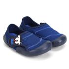 Sapato Infantil Klin New Confort Masculino - Azul e Marinho - 20