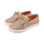 sapato infantil menina slip on brilho tenis infantil de menina iata sapatilha sem cadarço