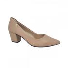 Sapato Light Gel 595.0001 Scarpin Salto Grosso Feminino