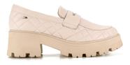 Sapato Loafer Feminino Dakota Tratorada Bege Claro G5961