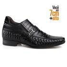 Sapato Masculino 7 Cm + Alto Rafarillo Alth Couro Salto 3261