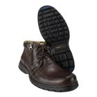 Sapato Masculino Couro Marrom Anatômic Gel Oficial Com Cadarço - Ref. 7980