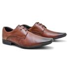 Sapato masculino fino em couro calce fácil com estilo 1048