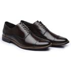 Sapato Masculino Oxford Sola De Couro