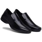 Sapato Masculino Social Comfort Macio Preto Anti Shock 35002