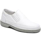 Sapato masculino social de couro branco confort CR1005