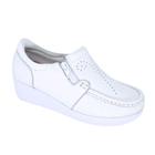 Sapato Mocassim Anabela Usaflex com Ziper