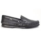 Sapato mocassim casual masculino preto confortável e barato